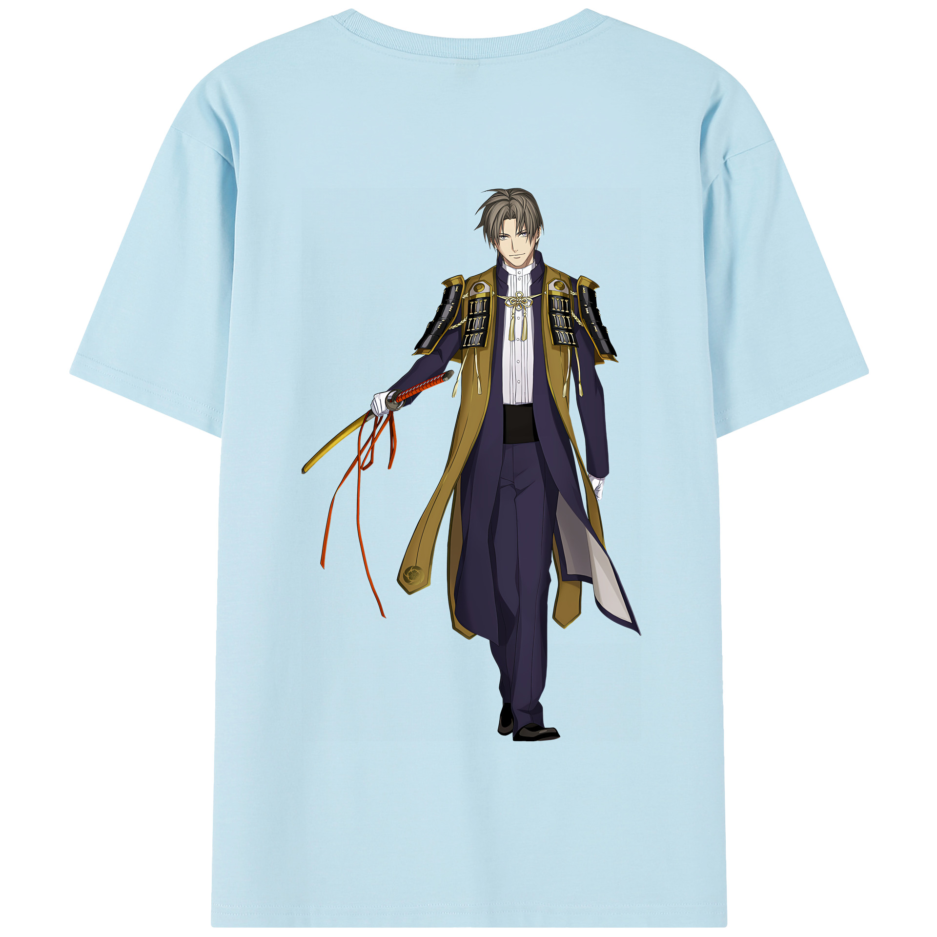 （画像用） 刀剣乱舞 Touken Ranbu 綿100％半袖Tシャツ（背面プリント）